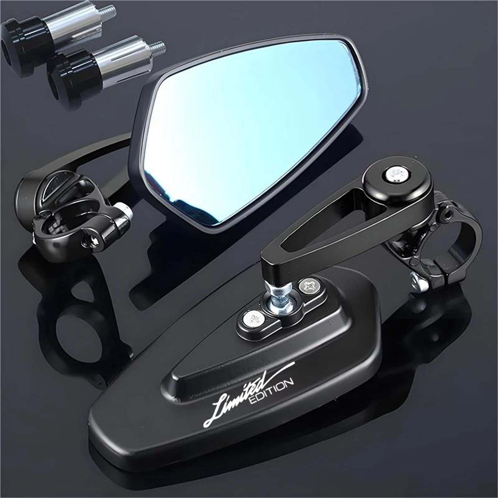 Für F1250GS F 1250GS R1250 GS 1 Paar Motorrad-Rückspiegel Universal-Roller-Lenkerspiegel(C) von JUANNING