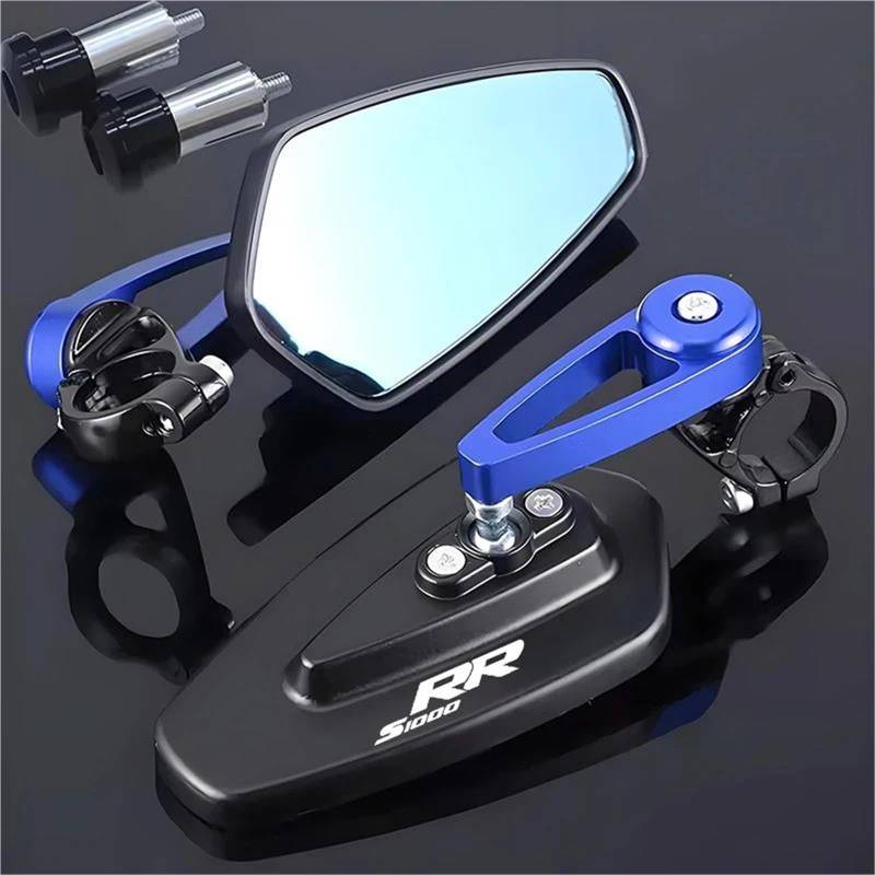 Für S1000RR S 1000RR S1000 RR 1 Paar Motorrad-Rückspiegel Universal-Rollerlenkerspiegel(G) von JUANNING