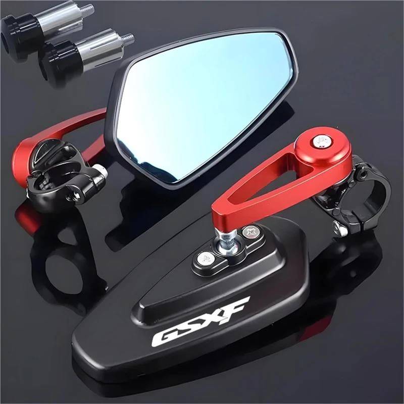 Für SUZ&UKI GSXF GSX-F GSX F GSXF 650 1250, 1 Paar Motorrad-Rückspiegel, Universal-Lenkerspiegel Für Roller(A) von JUANNING
