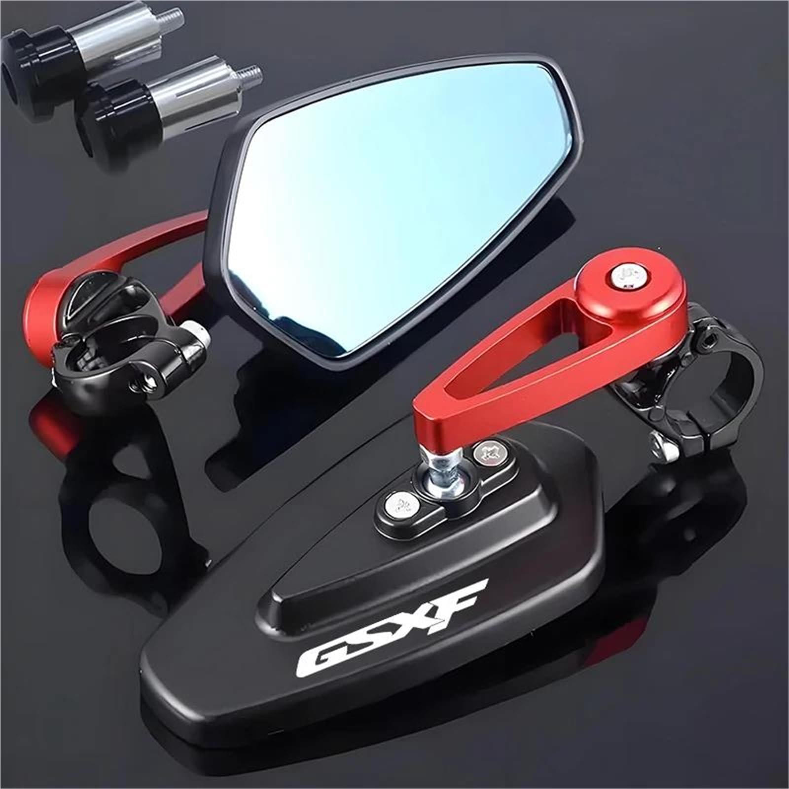 Für SUZ&UKI GSXF GSX-F GSX F GSXF 650 1250, 1 Paar Motorrad-Rückspiegel, Universal-Lenkerspiegel Für Roller(A) von JUANNING
