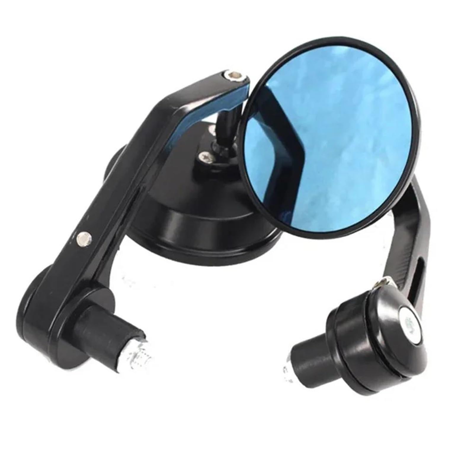 Für VES&PA LT LX 150 GT GTS GTV 60 125 200 250 300 300ie Motorrad-Rückspiegel, Roller-Lenkerspiegel(Black) von JUANNING