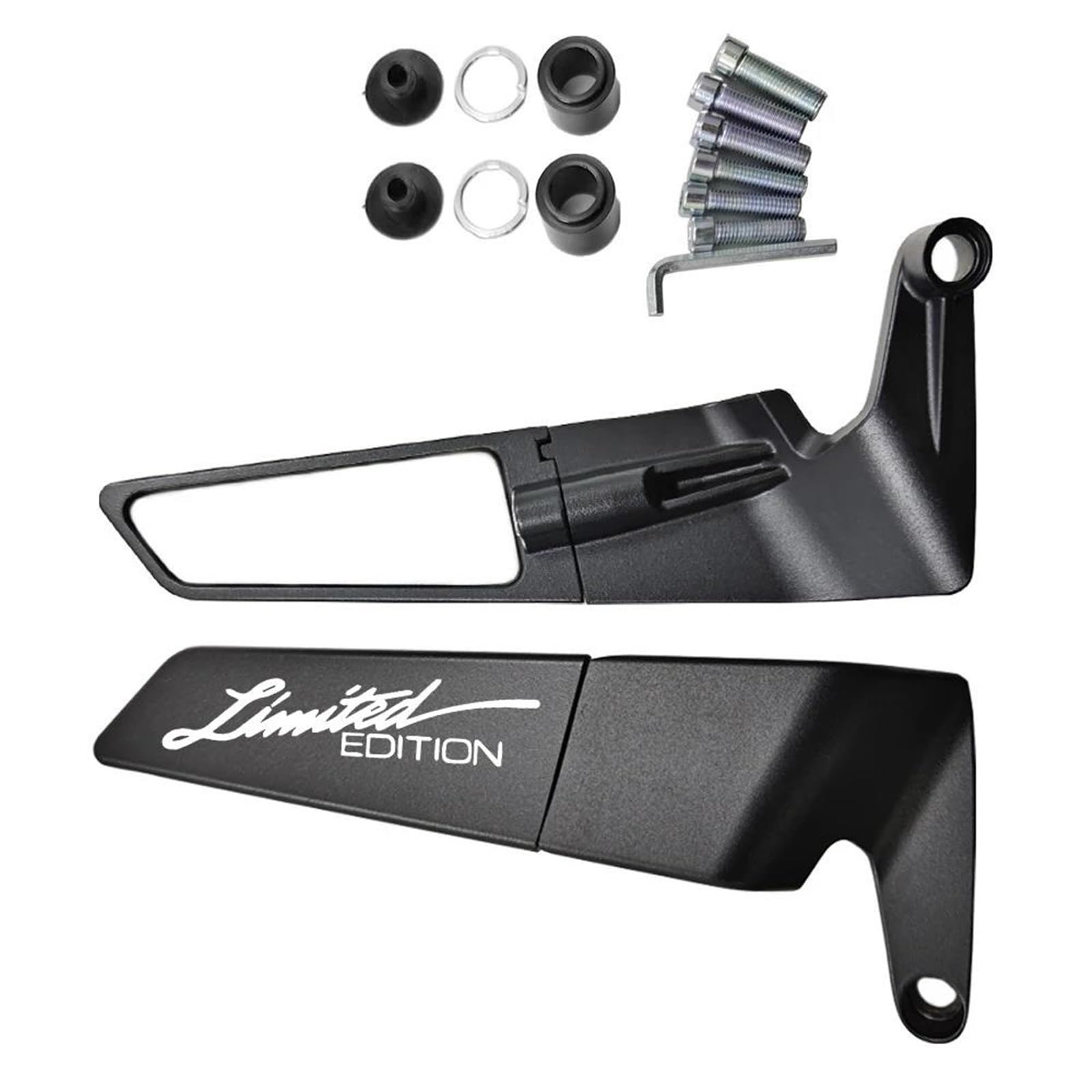 Für VFR 750 800 1200 F Vfr1200 VFR750 VFR800 Motorrad CNC-Rückspiegel Mit Festem Flügel(C) von JUANNING