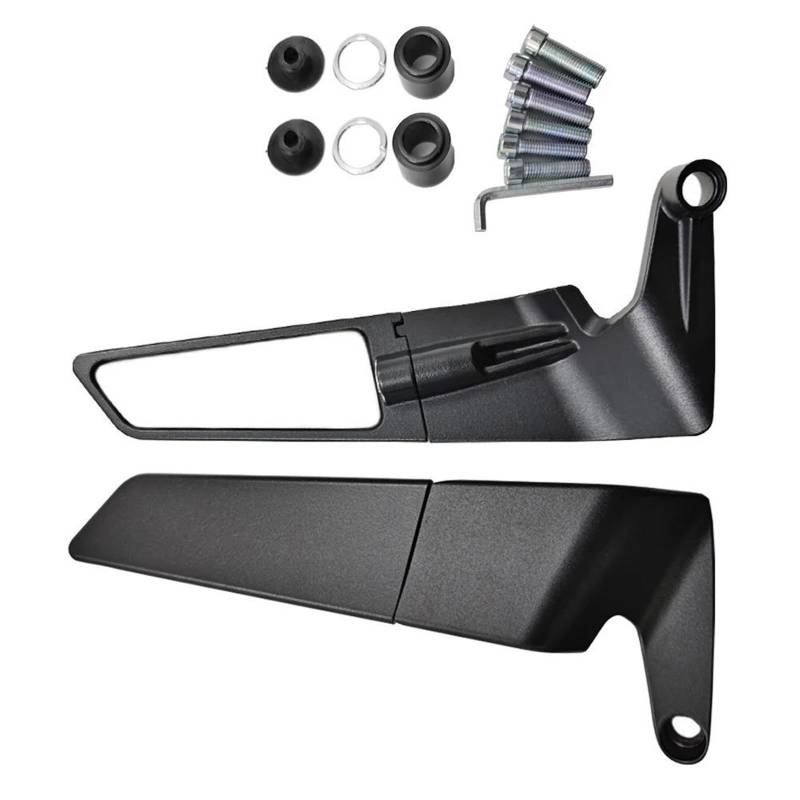 Für XLV 600 650 700 TRANSALP XL600V XL650V XL700V Motorrad CNC-Rückspiegel Mit Festem Flügel(E) von JUANNING
