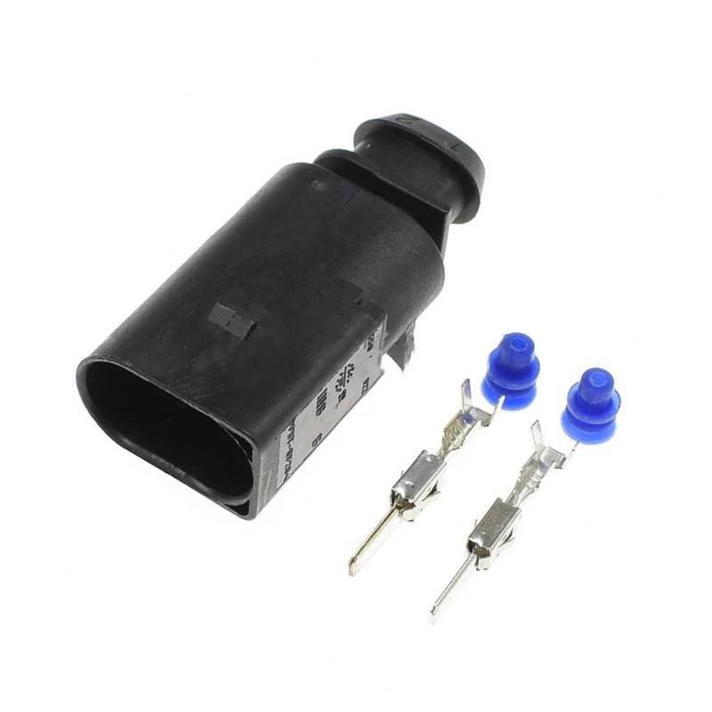 JUANZD 1/10 Kits 3,5 mm Kfz-Kabelbaumstecker 1J0973722 8D0973822 Elektrischer Hupenstecker 1J0 973 722 1717692-1 8D0 973 822(Male,10Sets) von JUANZD