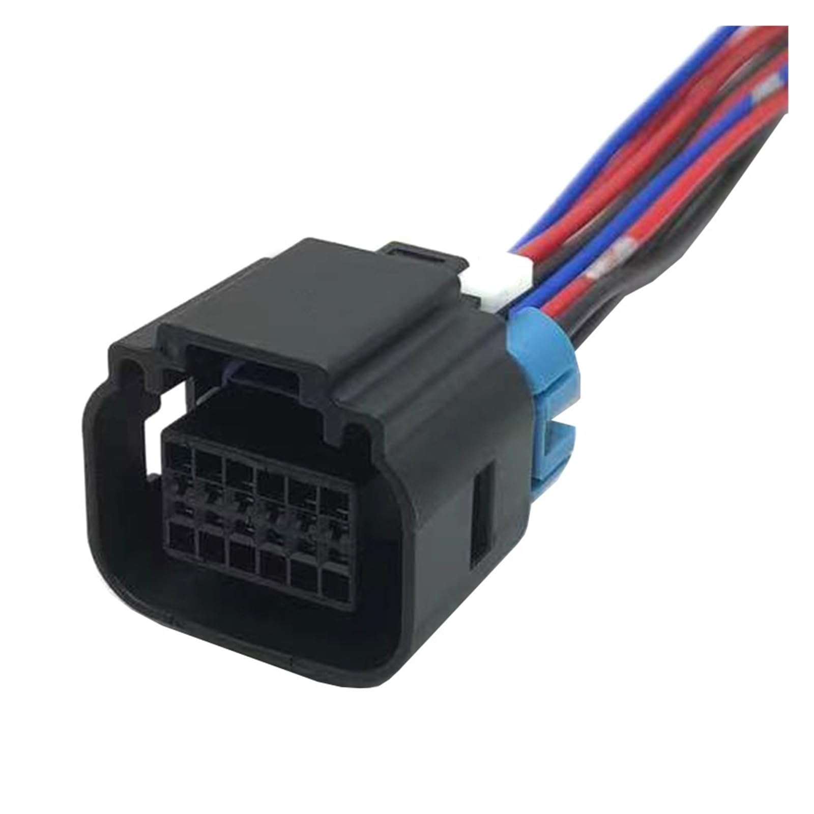 JUANZD 1/5/10/20 Sets 12 Pin Automobil Weibliche Schwarz Butt Plug Kabelbaum Stecker 13678638 Mit Linie 11 cm(1 SET_12P) von JUANZD