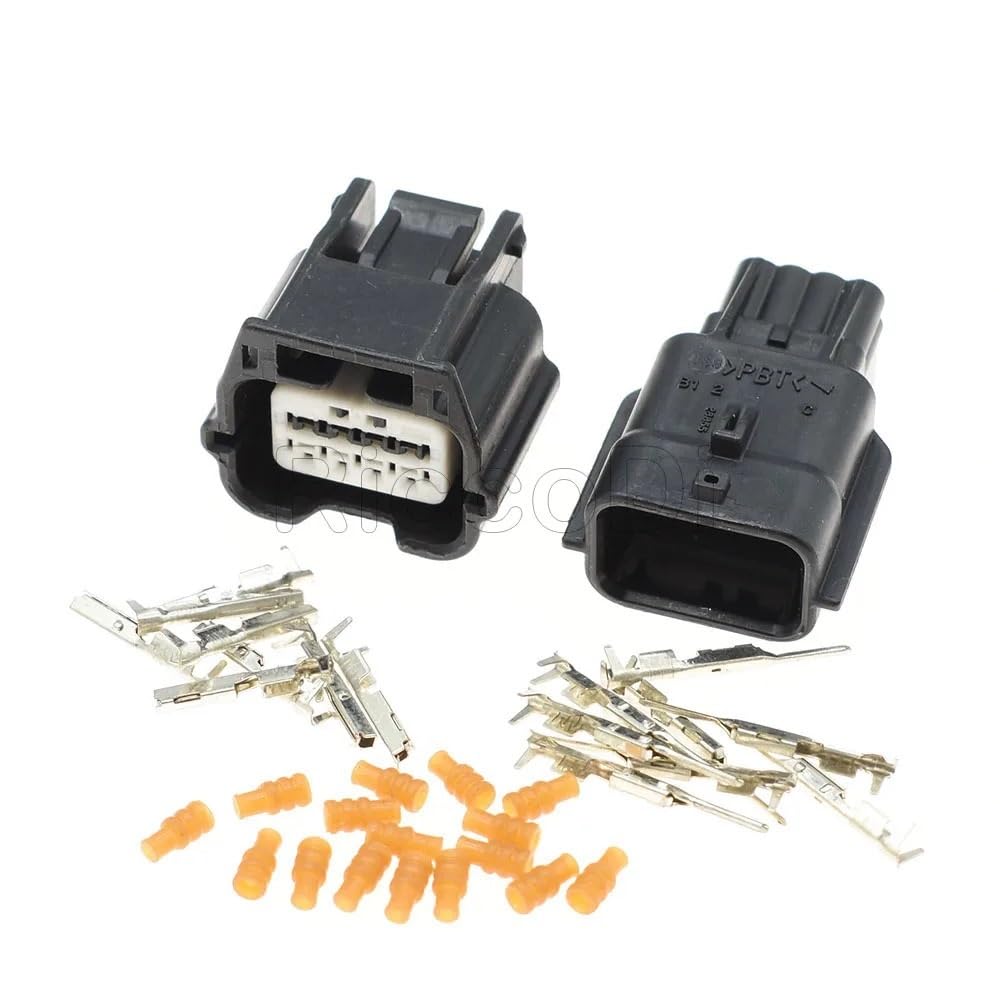 JUANZD 1-20Kit 7282-8855-30 7283-8855-30 8-Pin-Wege-Auto-wasserdichter Auto-Stecker 0,6 weiblich männlich(Male female set,1Set) von JUANZD