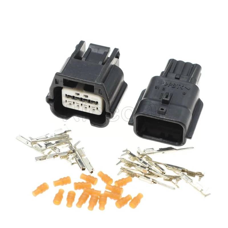 JUANZD 1-20Kit 7282-8855-30 7283-8855-30 8-Pin-Wege-Auto-wasserdichter Auto-Stecker 0,6 weiblich männlich(Male female set,1Set) von JUANZD