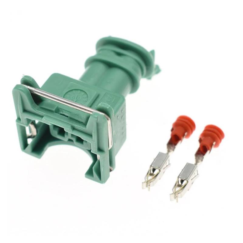 JUANZD 1-20Set 2 Pin/Weg EV1 Junior Power JPT Kits Stecker Stecker 282189-1 Orange Blau grün Schwarz for Auto(Army green,5Sets) von JUANZD