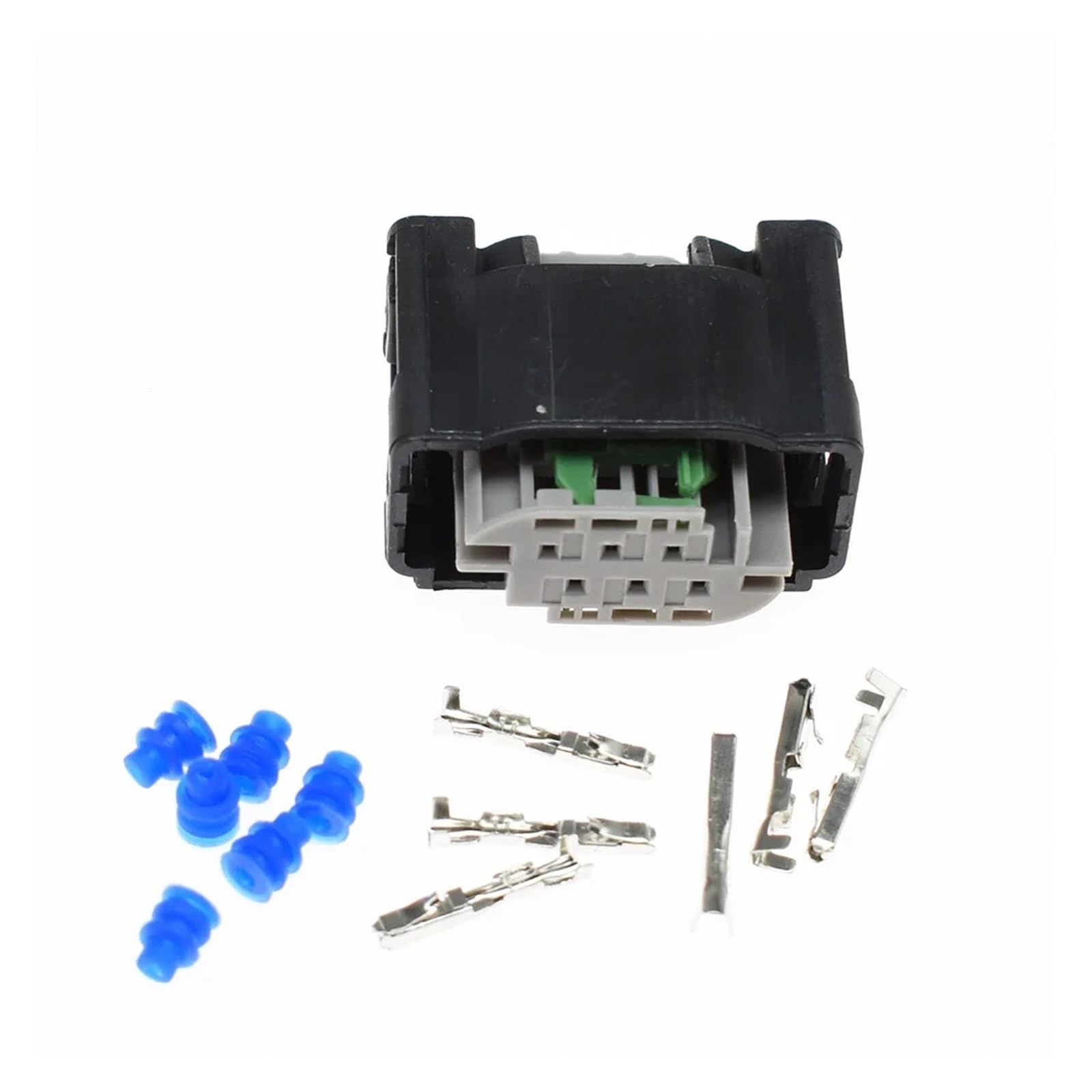 JUANZD 1-20Sets 6 Pin Weibliche Kabelbaum Stecker Drossel Auto Auto Stecker for 1-967616-1(1-967616-1 Grey,5Sets) von JUANZD