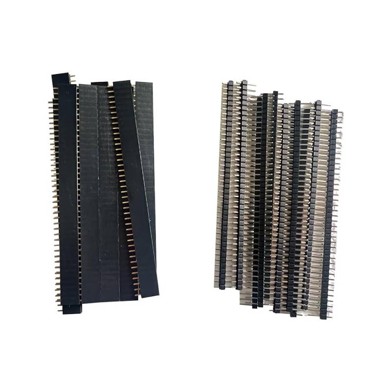 JUCHRZEY 20 Stück 2,54 mm 40-Pin-Buchsenleiste, einreihig, gerade Buchsenleiste, PCB-JST-Steckerleiste for von JUCHRZEY