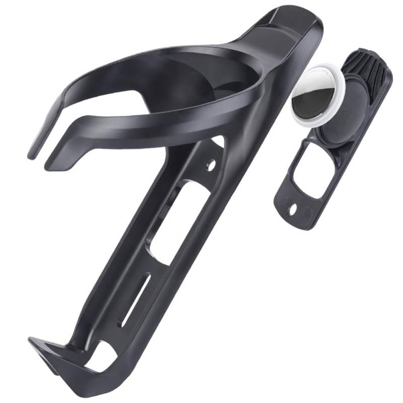 JUCHRZEY Fahrrad-Wasserflaschenhalter, Anti-Verlust-Schutzflaschenetui, universeller Wasserbecherhalter, Multifunktions-GPS-Locator-Halter for Airtag von JUCHRZEY