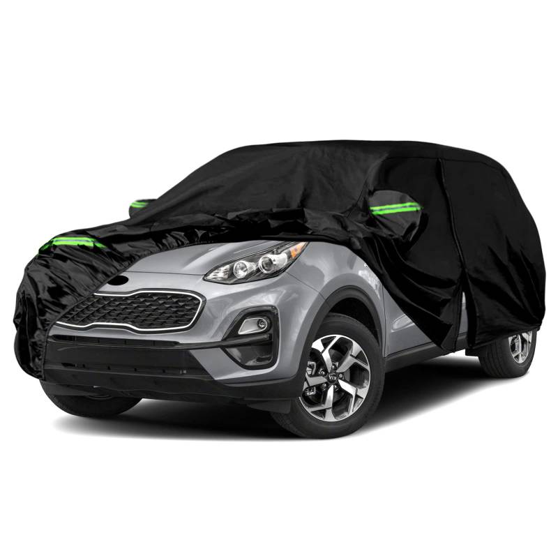 Autoabdeckung Wasserdicht Ersatz für 2011-2025 Kia Sportage SWB SUV, Vollgarage Autoplane Outdoor, Auto Ganzgarage Abdeckplane Winter Sommer Allwetter Abdeckung Regen Sonne Staub Schnee Schutz von JUDANNA