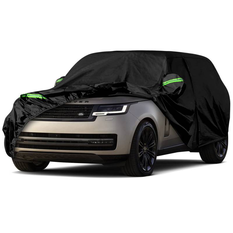 Autoabdeckung Wasserdicht Ersatz für Land Rover Range Rover L322 L405 L460 2001-2025, Vollgarage Autoplane Outdoor Abdeckung Regen Schnee Sonne Staub Schutz Winddicht Auto Abdeckplane Winter Sommer von JUDANNA