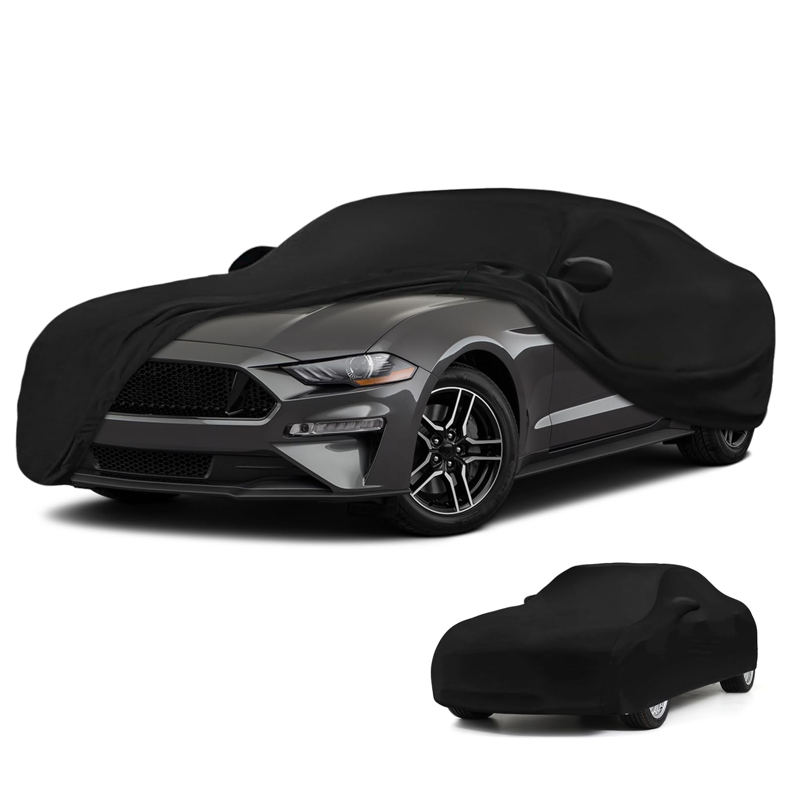 JUDANNA Autoabdeckung Indoor für Ford Mustang 2005-2024, Elastisches Innenbereich Auto Abdeckplane Autoplane Indoorgarage Autoschutzhülle Staubdichtes Atmungsaktiv JUDANNA Autoabdeckung Indoor für Ford Mustang 2005-2024, Elastisches Innenbereich Auto Abdeckplane Autoplane Indoorgarage Autoschutzhülle Staubdichtes Atmungsaktiv von JUDANNA