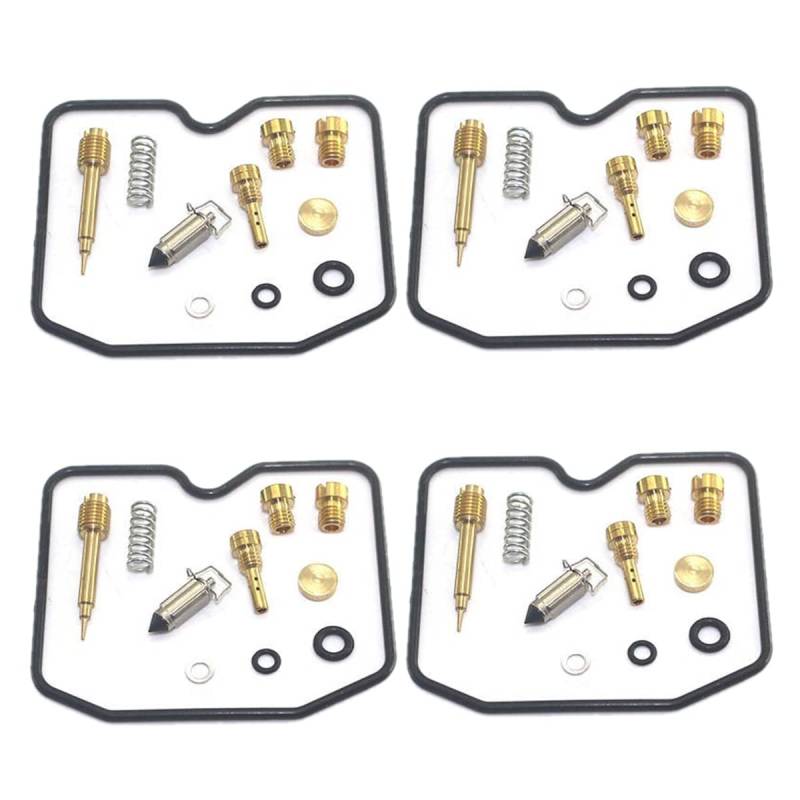 JUIYU Vergaser-Kit for 550. ZR ZR550 B ZR550B 1990-1994 Motorradvergaser-Reparatur-Kit, 4 Set Vergaser von JUIYU