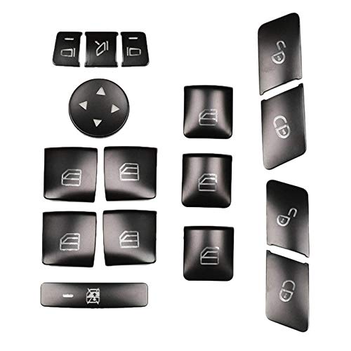 JUJIAN 16 StüCk TüR Sitz Speicher Sperren Fenster Glas Heben Knopf Abdeckung Aufkleber für CLA/GLA / / / //ML/EIN/B/E. von JUJIAN