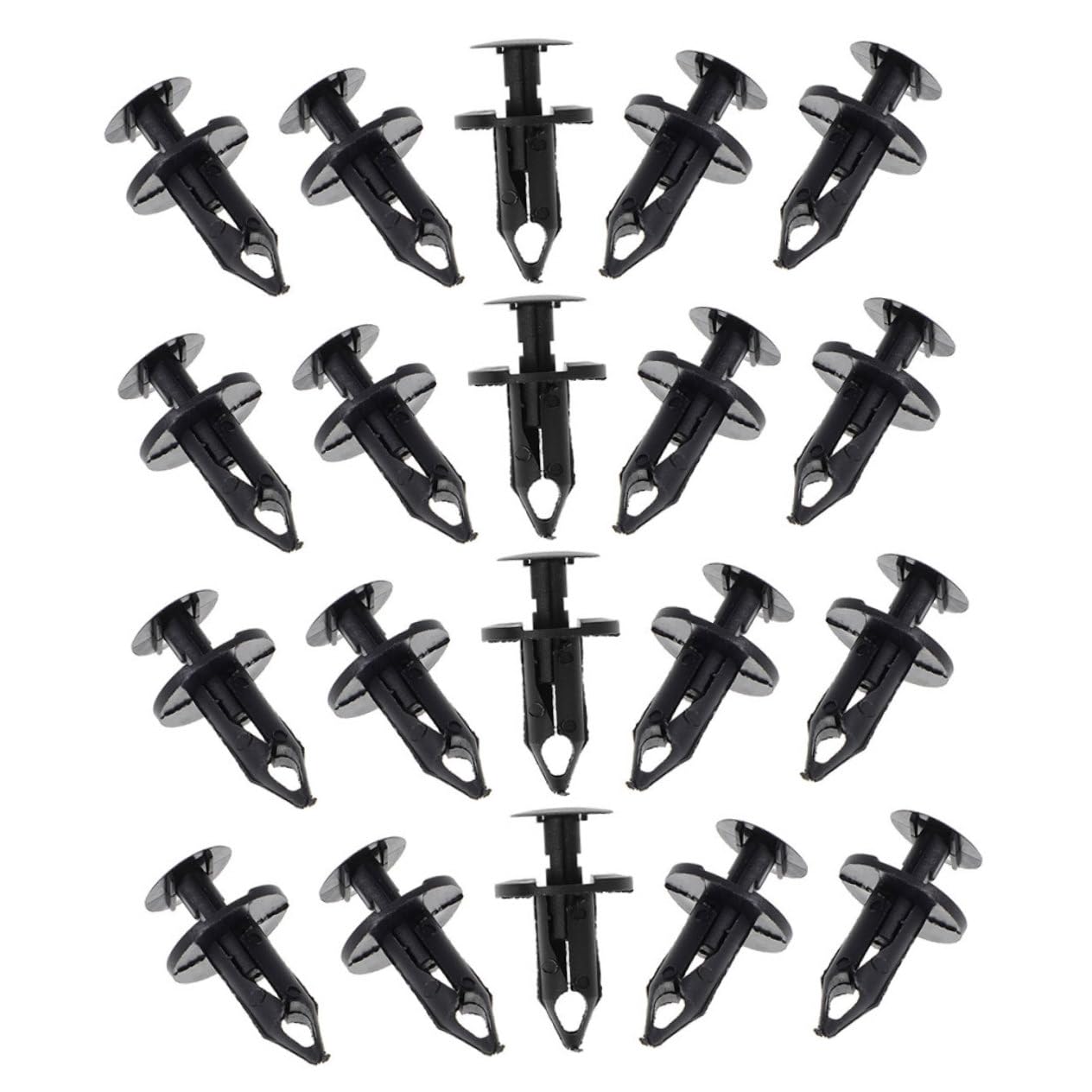 JUMPLAWN 100 Stück Befestigungsnietclips Auto Clips und Befestigungsmittel Kunststoff Stoßstangenbefestigungen Autoteile-Clips Autozubehör-Clips Autoclip Auto-Push-Halteklammern Nylon Black JUMPLAWN 100 Stück Befestigungsnietclips Auto Clips und Befestigungsmittel Kunststoff Stoßstangenbefestigungen Autoteile-Clips Autozubehör-Clips Autoclip Auto-Push-Halteklammern Nylon Black von JUMPLAWN