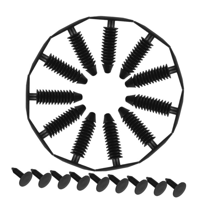 JUMPLAWN 30 Stücke Fahrzeug Körper Clips Fahrzeug Retainer Clips Schwarz Clips Interne Auto Befestigungen Nylon von JUMPLAWN