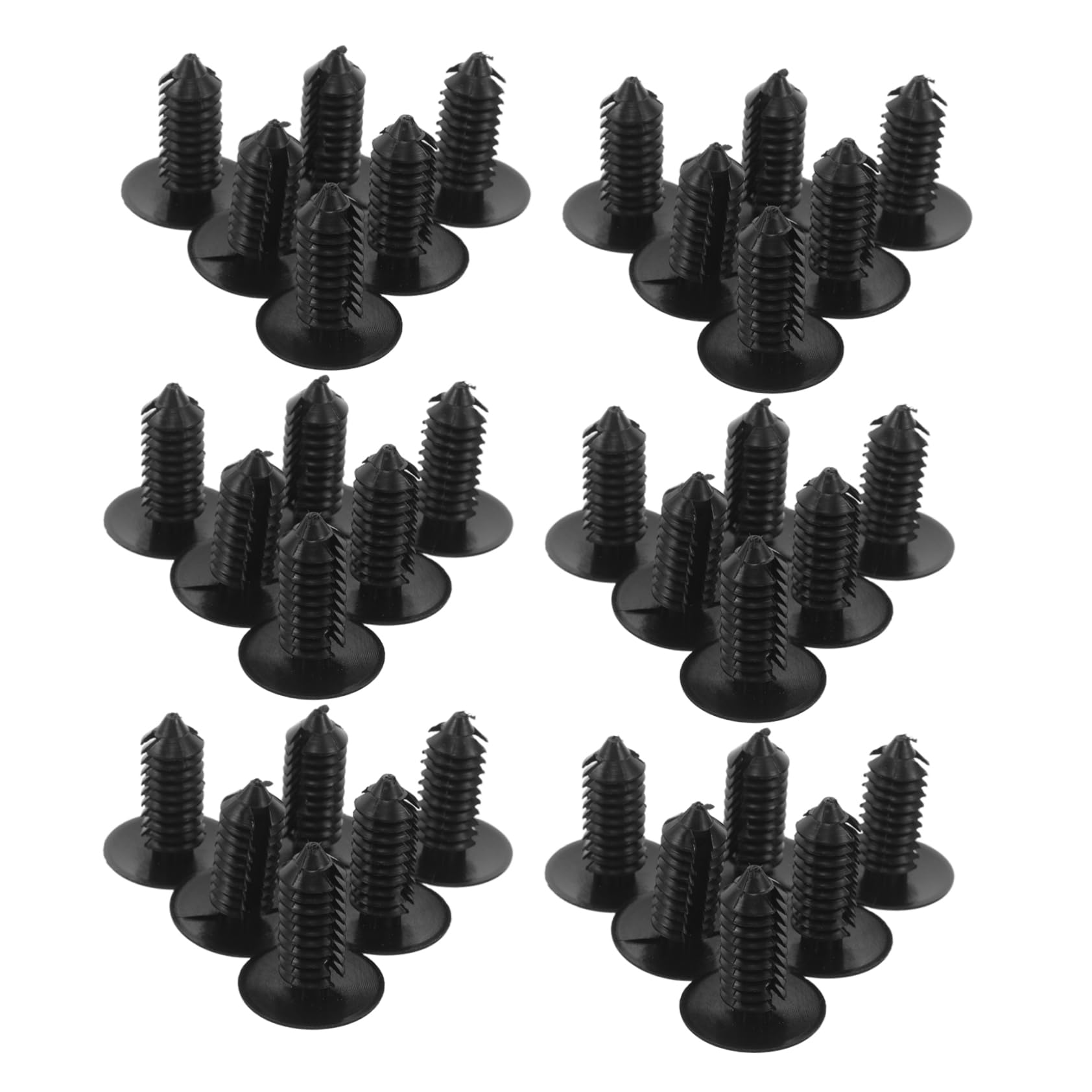 JUMPLAWN 50 Stück Kunststoff-Schnalle für Autos Plastikschnallen Clips Kfz-Befestigungssatz aus Kunststoff Auto-Kunststoffnieten Plastikauto -Clips Autoplattenclips Black JUMPLAWN 50 Stück Kunststoff-Schnalle für Autos Plastikschnallen Clips Kfz-Befestigungssatz aus Kunststoff Auto-Kunststoffnieten Plastikauto -Clips Autoplattenclips Black von JUMPLAWN