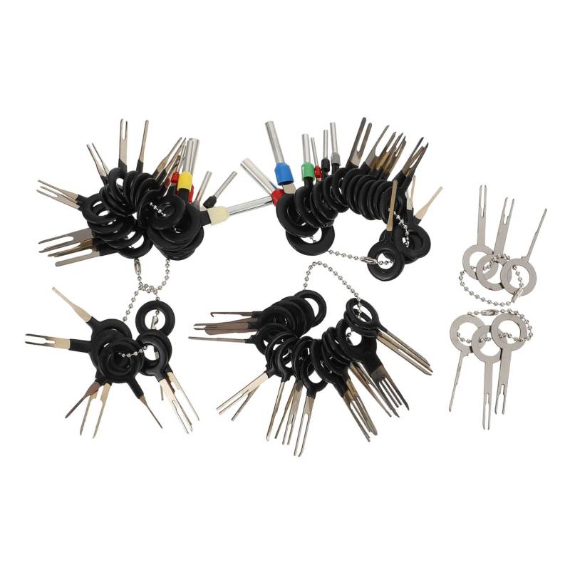 JUMPLAWN 73Stücke Teiliges Auto Terminal Entfernungstool Kit Kfz Stecker Auspinwerkzeug Für Reparatur Von Anschlussklemmen Flexibles Und Langlebiges Werkzeug Für Motorräder von JUMPLAWN