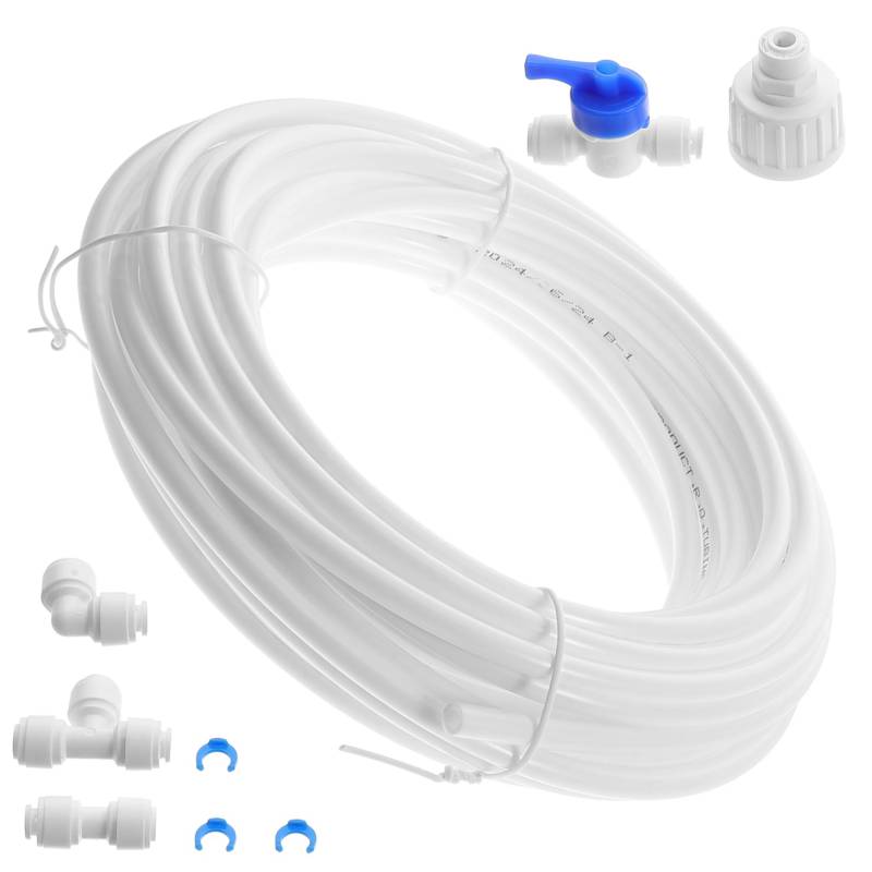 JUMPLAWN Wasserrohrverschraubungssatz Für Wasserfilteranlagen Flexibles Installationsset Für Trinkwassersysteme Langlebig Und Einfach Zu Montieren Vielseitig Einsetzbar von JUMPLAWN