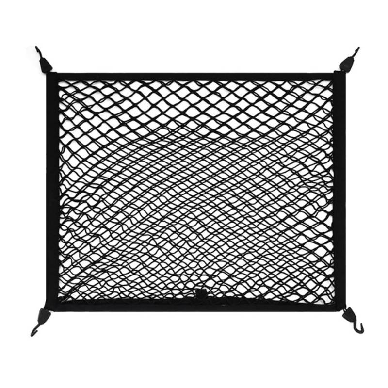 Gepäcknetz Auto für Haval Big Dog 2023 2024 2025, Kofferraumnetz Elastisches Kofferraum Netz Aufbewahrungsnetz Ladungssicherung Netztasche Zubehör, B/Double-Layer Flat net-A/60x40 von JUNJIKAIDAN