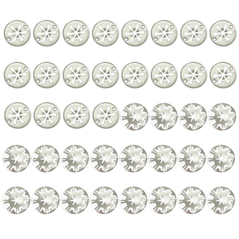 JUNNASALIKER Auto Motor Metall Klemme Wärmeabschild Metall Federblätter Formmeldungshalterclipmutter 30 Mm Für Unterablastabgase von JUNNASALIKER