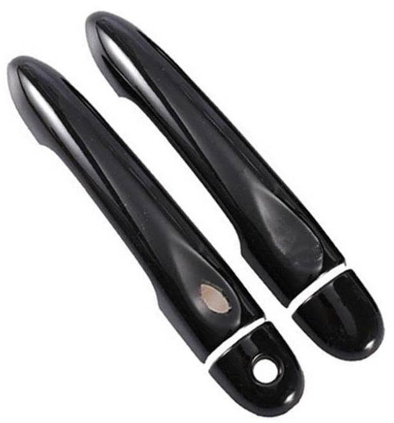 JUNPIY, for Renault, Alpine Vision A110 2017 2018 2019 2020 2021 Glänzende Kohlefaser-Autotürgriffabdeckung Autotürgriffabdeckung(Black 1key 1 Button) von JUNPIY