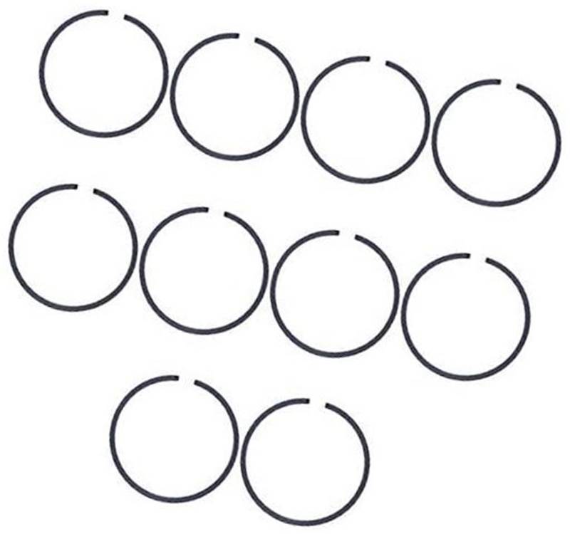 JUNPIY 10 Stück 38 mm x 1,5 mm Kolbenring for Husqvarna 36 41 136 136LE 137 137e 141 141LE 142 E Kettensägenteile von JUNPIY