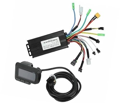 JUNPIY 26A 3-Modus-Controller mit EN06-LCD-Anzeige, Controller-Panel-Kit for Elektrofahrräder aus Aluminiumlegierung Elektroroller-Controller von JUNPIY