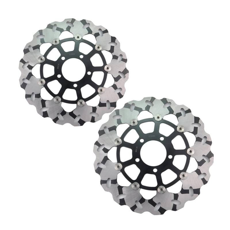 JUNPIY 2PC Motorrad Vorne Bremsscheibe Rotor, for Suzuki, GSX- R600 1997-2003 GSX- R750 1996-2003 GSX- R1000 2001-2002 TL1000 GSX1300R Hayabusa GSX1400 von JUNPIY