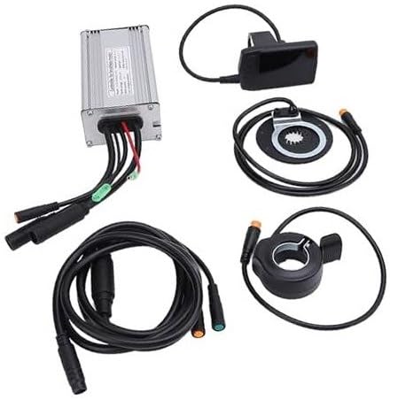 JUNPIY 36V 48V 22A Elektroroller-Controller-Anzeigefeld mit Daumengas 8 Magneten Power Pedal Assist Sensor Elektroroller-Controller von JUNPIY