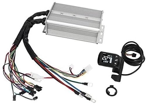 JUNPIY 48 V 60 V 1500 W Elektroroller-Controller und GZ3-LCD-Display-Umrüstsatz, Einzelkilometer, for 22,5 mm Lenker Elektroroller-Controller von JUNPIY