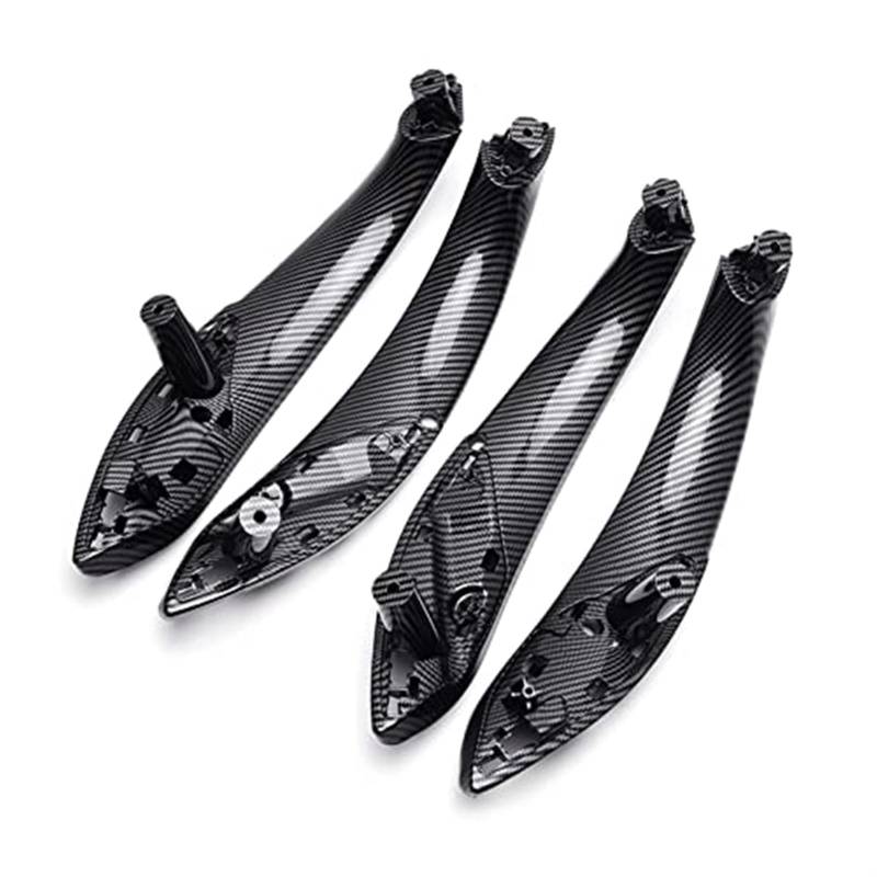JUNPIY 4X Auto ABS Innentürgriff Verkleidungsblende, for, F30 F35 F80 3er Serie 2013 2014 2015 2016 2017 2018 Carbon Fiber Style Autotürgriffabdeckung von JUNPIY
