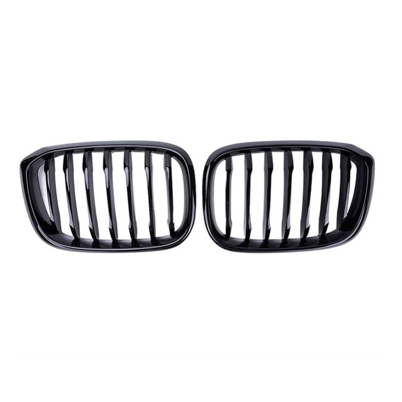 JUNPIY Auto-Frontgrill, for, for 3 4 X3 Auto-Kühlergrill(Glossy Black) von JUNPIY