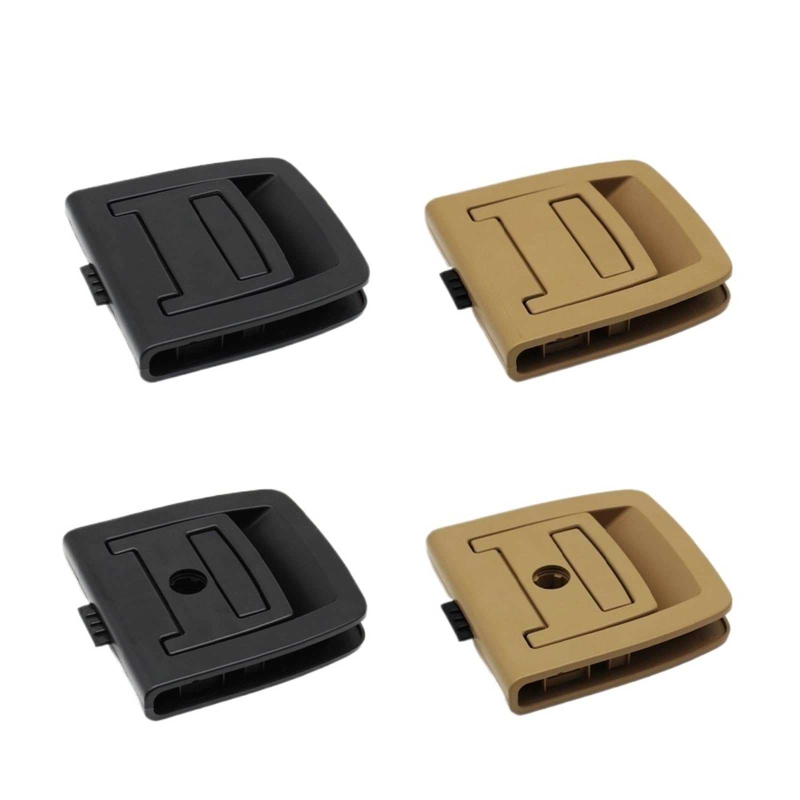 JUNPIY Auto Heckklappengriff Kofferraummatte Kofferraumboden Teppichgriff, for, X5 X6 E70 E71 E72 F15 F16 F07 51479120283,51476958161(Model A Black) von JUNPIY