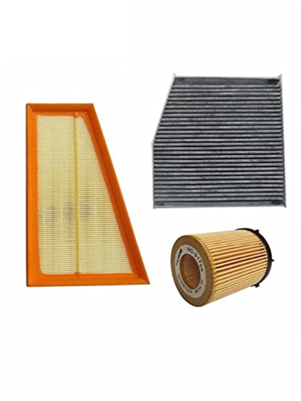 JUNPIY Auto-Luftfilter, Motorfilter, Ölfilter, for, CLA C117 X117 X156 2013–2019, for CLA 180 200 220 250 260 Modellfilter-Set Automotor-Luftfilter(Black 3 Piece Set) von JUNPIY