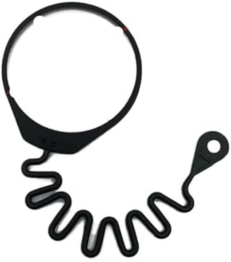 JUNPIY Auto-Tankdeckel-Abdeckungsleitungskabel Benzinöl Gasöl Seilkappen 31261589, for Volvo, for C30 C70 V40 V70 S40 S60 S60L S80 XC60 XC90 Tankdeckel-Haltegurt(Black New) von JUNPIY
