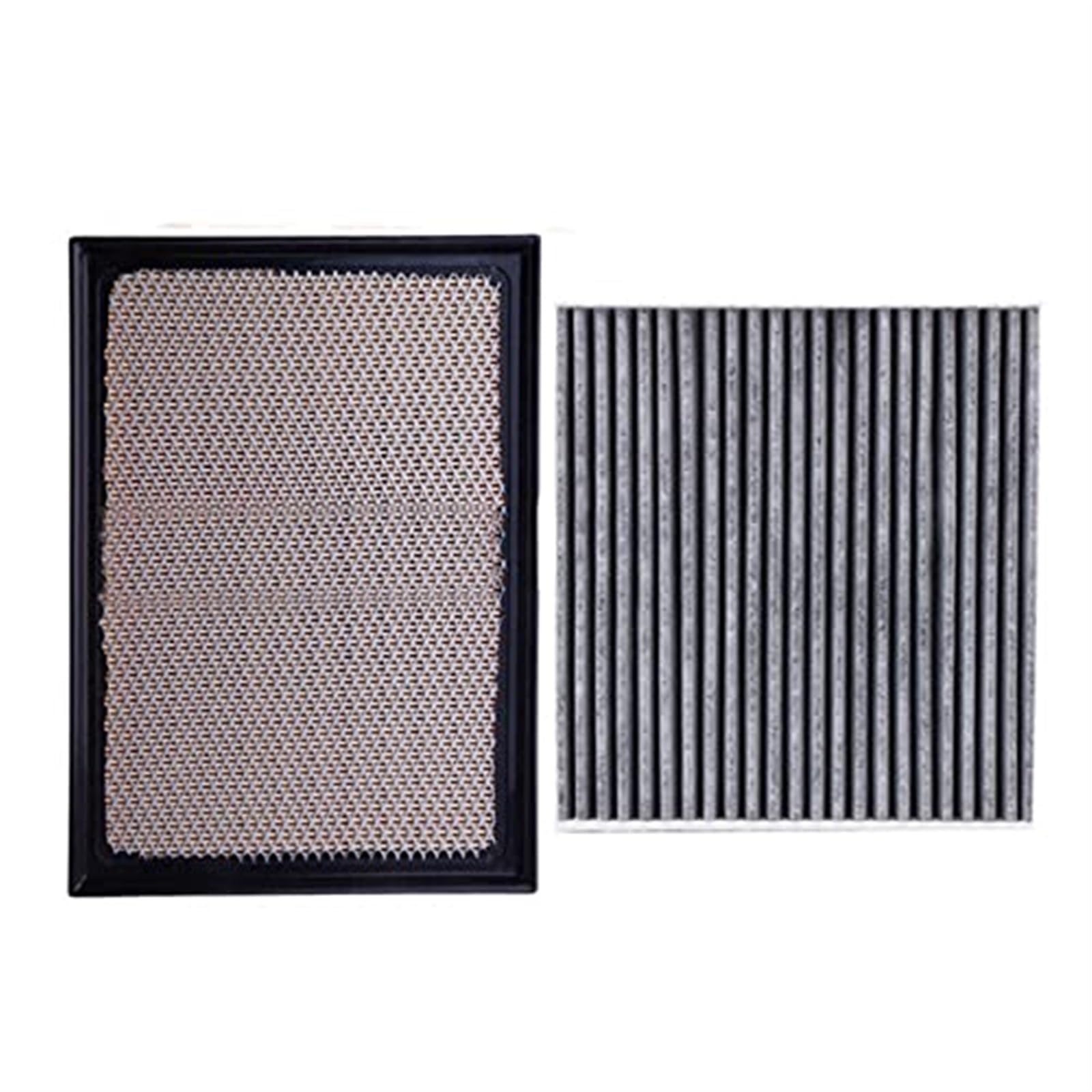 JUNPIY Autoluftfilter, for Toyota, for Tuner 2.7L 2015- for Hailax 2.7L 2.4TDI-Oil 2015- Motorluftfilter OEM 17801-0L040 Automotor-Luftfilter(Black 1 Air and 1 Cabin) von JUNPIY