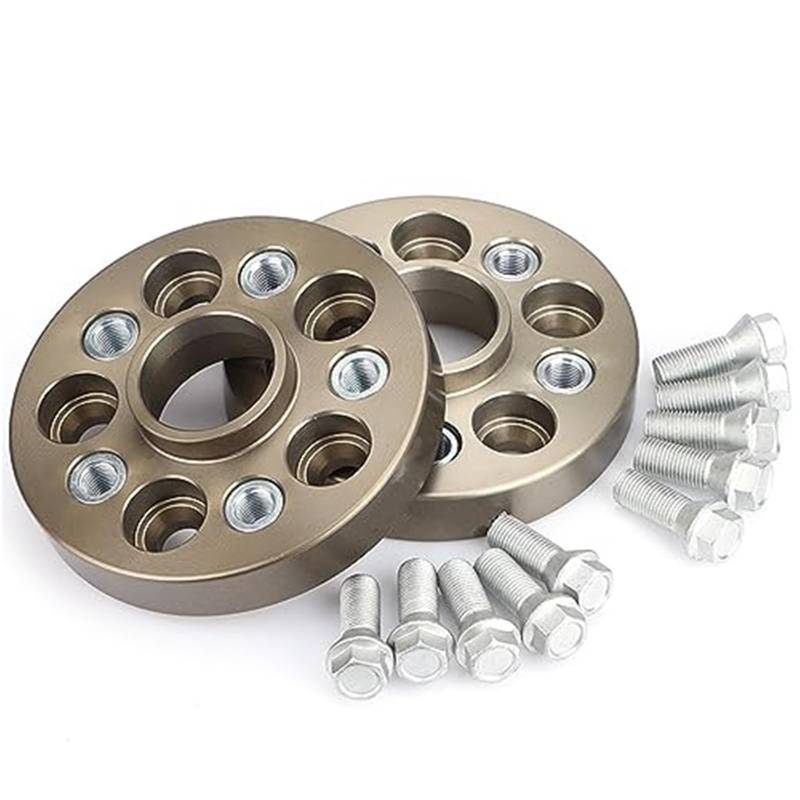 JUNPIY Autoraddichtung 2 Stück 25/30/30/35/40 mm, for 7075 Aluminiumlegierung Spurverbreiterung Adapter PCD 5x100 CB = 57,1 mm passend for Spurverbreiterungen Spurverbreiterungen für Autos(BLACK 40mm) von JUNPIY