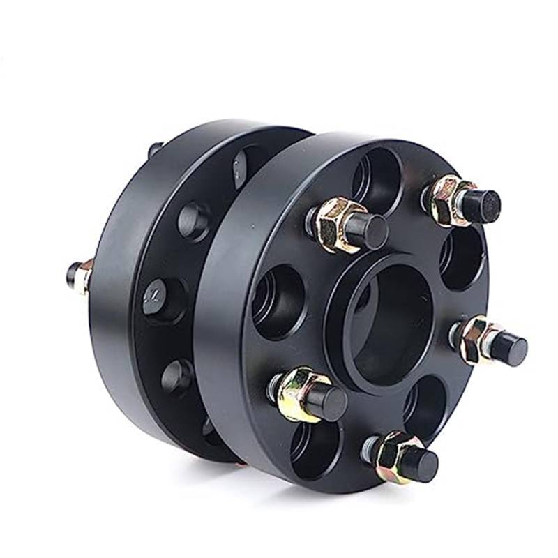 JUNPIY Autoraddichtung 2-teilig, for Crown, for GT2000, for Prius 15–50 mm PCD 5 x 100 CB 54,1 mm 5-Loch-Aluminium-Radabstandshalter passend for Radabstandshalter Spurverbreiterungen für Autos(BLACK 4 von JUNPIY