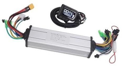 JUNPIY Bürstenloser Controller mit Doppelantrieb, ABS-LCD-Display, regenfest, for bürstenloses Controller-Kit for Elektrofahrräder Elektroroller-Controller von JUNPIY