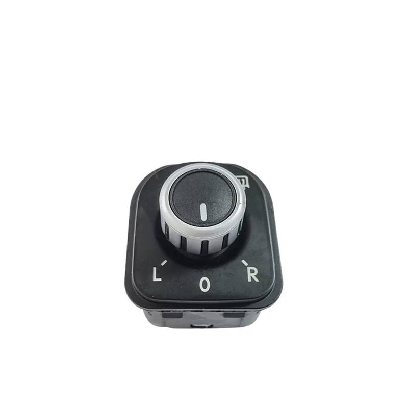 JUNPIY Chrom-Schalterknopf for die elektrische Seitenspiegeleinstellung MK5, for Golf MK6 Rabbit, for EOS, for Passat B6 3C, for Tiguan 1K0 959 565 5ND959565B Auto-Außenspiegelschalter von JUNPIY