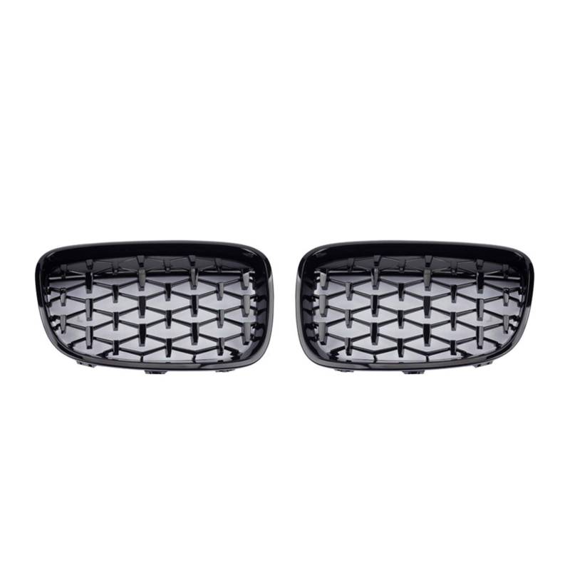 JUNPIY Chrom-Schwarz-Diamant-Grill, 1 Paar Anti-Widerstands-Reparaturteile for den Außenbereich, for, for 1er F20 F21 2011 2012 2013 2014 Auto-Kühlergrill(Mint) von JUNPIY
