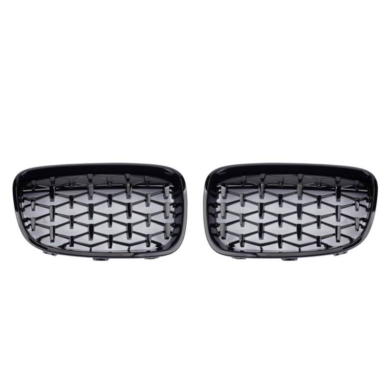 JUNPIY Chrom-Schwarz-Diamant-Grill, 1 Paar Anti-Widerstands-Reparaturteile for den Außenbereich, for, for 1er F20 F21 2011–2014 Auto-Kühlergrill(Mint) von JUNPIY