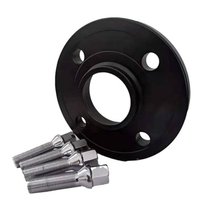 JUNPIY Distanzstücke Auto-Rad-Distanzstück-Verbreiterung Kit 4x98 Hubcentric 58,1 Aluminium-Adapter Espaciadores, for Alfa, for Romeo, for SpA Separatoren Shims Platte Spurverbreiterungen für Autos(BL von JUNPIY