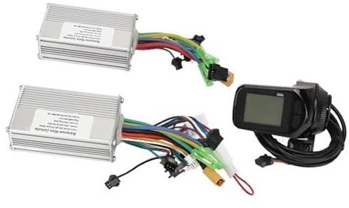 JUNPIY Dual Drive 500 W 25 A 24 V 36 V 48 V bürstenloser Motor-Controller-Kit mit LCD-Messgerät for elektrische Lithiumbatterie Elektroroller-Controller von JUNPIY