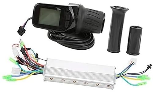 JUNPIY E-Bike-Controller 24 V / 36 V / 48 V 350 W Elektrofahrrad-LCD-Instrumentencontroller, bürstenloser Motorcontroller Elektroroller-Controller von JUNPIY