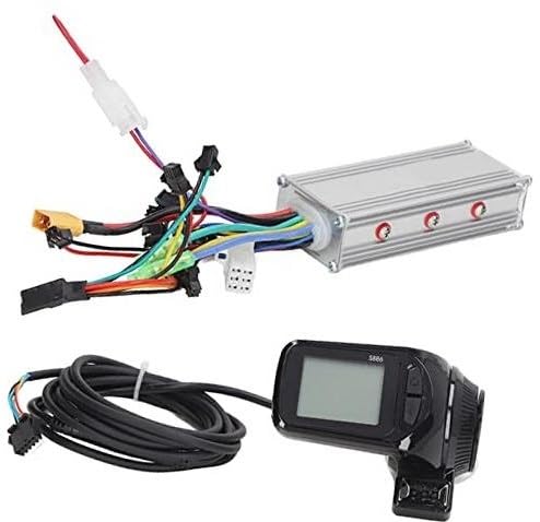 JUNPIY Fahrradmotor-Controller-Kit mit S886LCD-Messgerät, Gehäuse aus Aluminiumlegierung, for den Umbau auf Elektroroller Elektroroller-Controller von JUNPIY