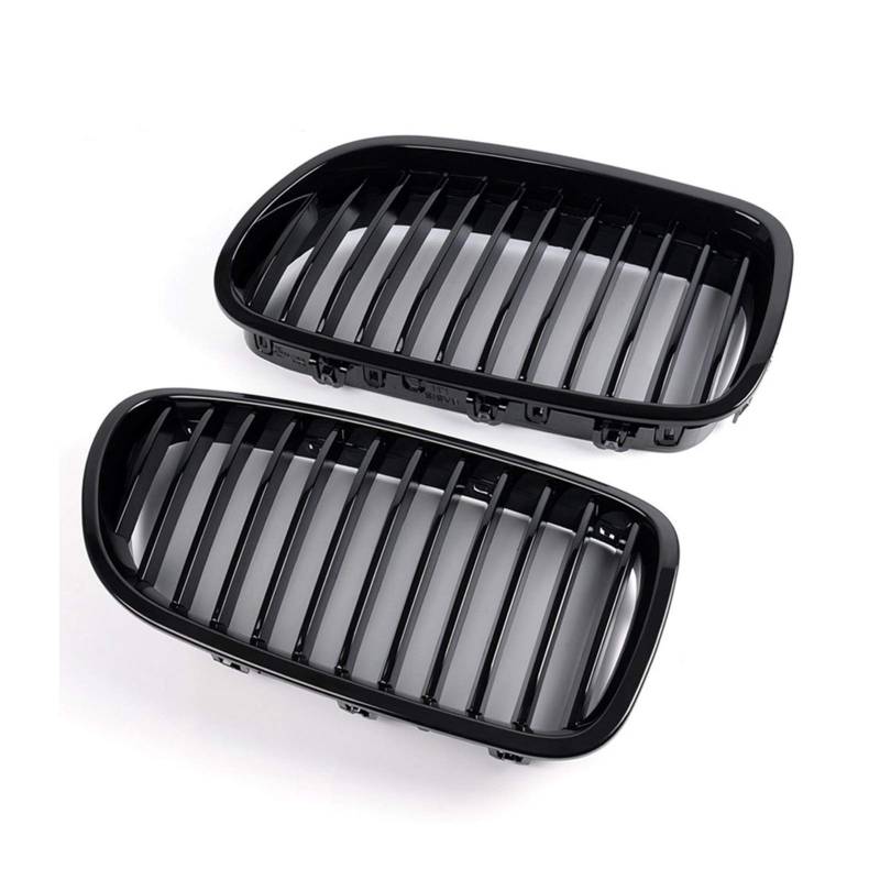 JUNPIY Frontgrill ABS Car Racing Grills, for, for 5er F11 F10 4 Türen 2010 2011 2012 2013 2014 2015 2016, for 520i 523 525i 530i Auto-Styling-Zubehör Auto-Kühlergrill von JUNPIY